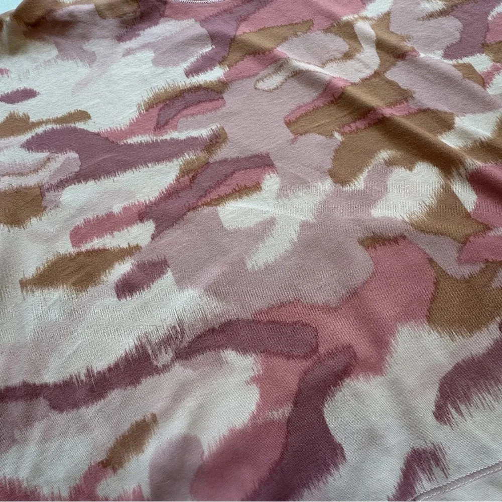 Old Navy‎ Active Pink Camo Short Sleeve Crop Top Girls XXL 18